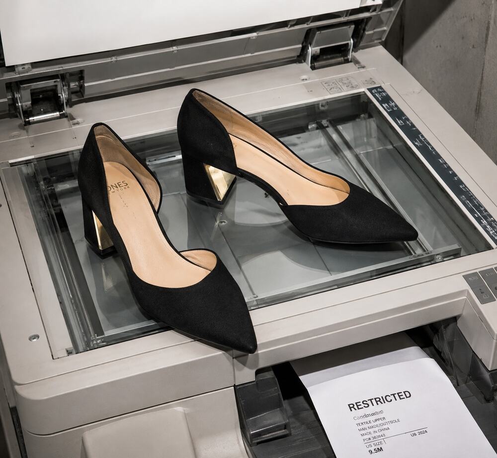 ones New York Candor Black D’Orsay Pointed Toe Pumps Size 9.5